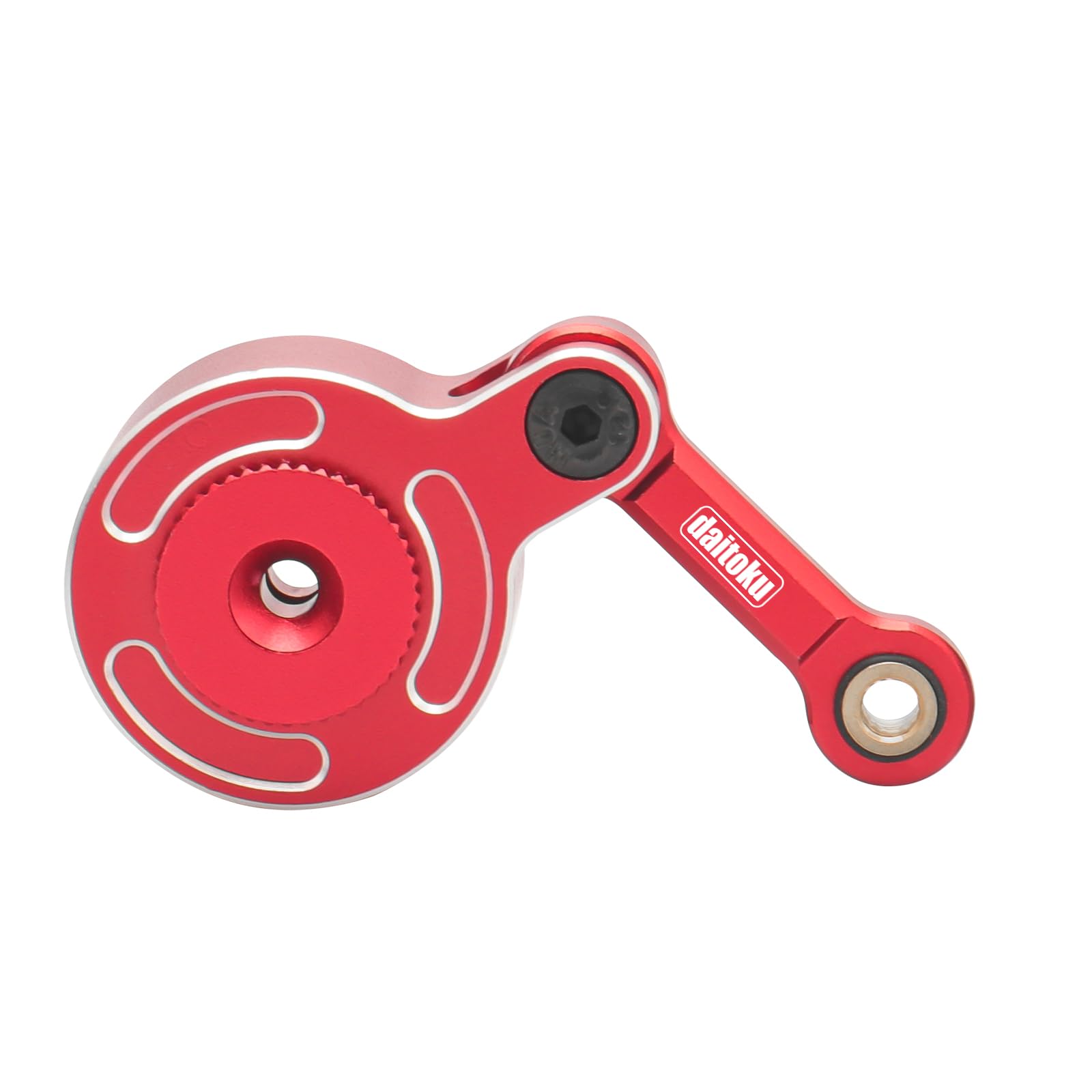 Mise à Niveau Servo Klaxon Servo Saver 25T Klaxon Alliage Mise à Niveau 1/10 1/8 1/12 RC – VENDEUR BRITANNIQUE ROUGE