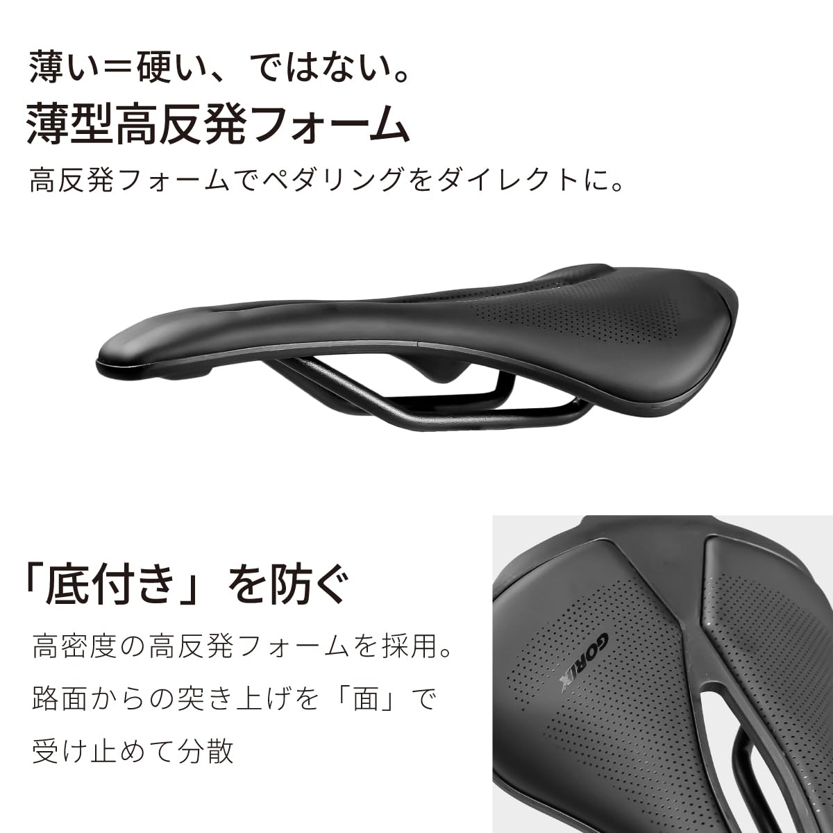 Amazon | GORIX(ゴリックス)サドル 自転車 軽量 薄型 ロードバイク