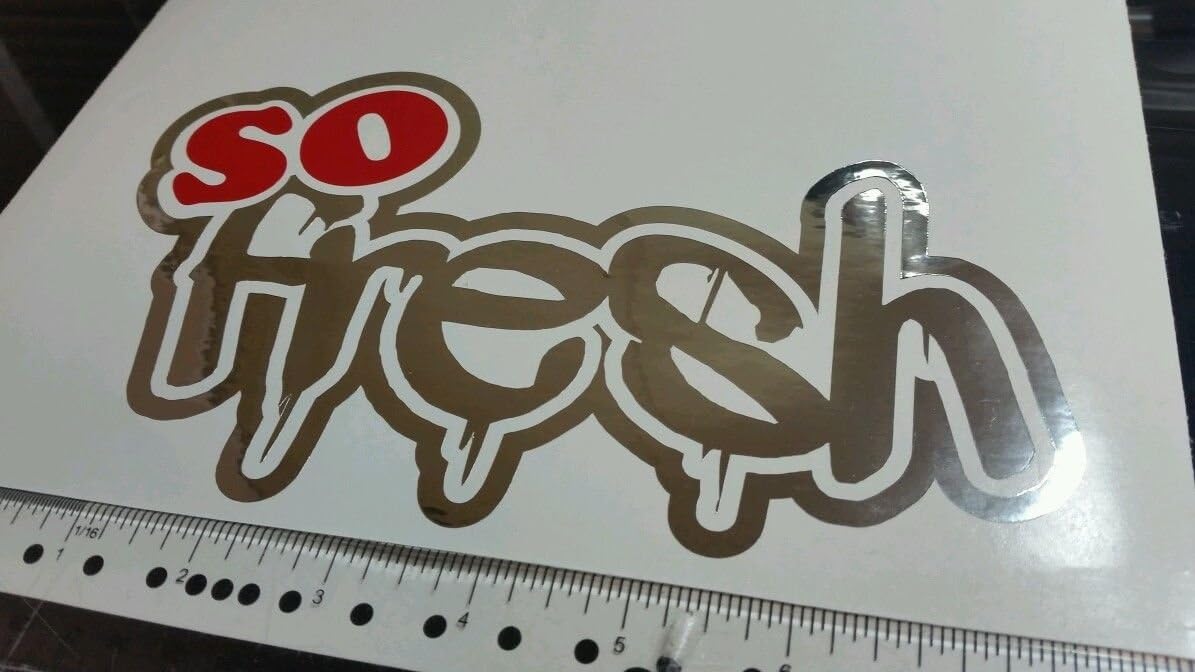 SO Fresh 8" Blacklisted Euro Drift JDM Vinyl Decal Sticker drip CUSTOM