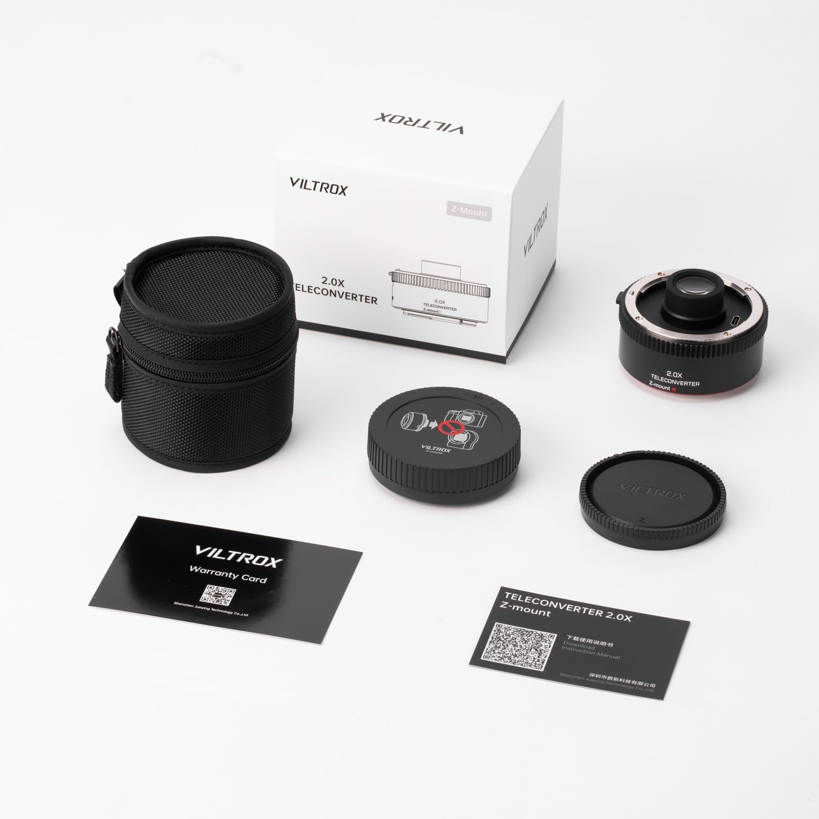 VILTROX TC-2.0X Telekonverter für Nikon Z-Mount, 2.0X Autofokus-Telekonverterobjektiv für NIKKOR Z 70-200mm f/2.8VR S, 400mm f/4.5 VR S, 100-400mm f/4.5-5.6 VR S