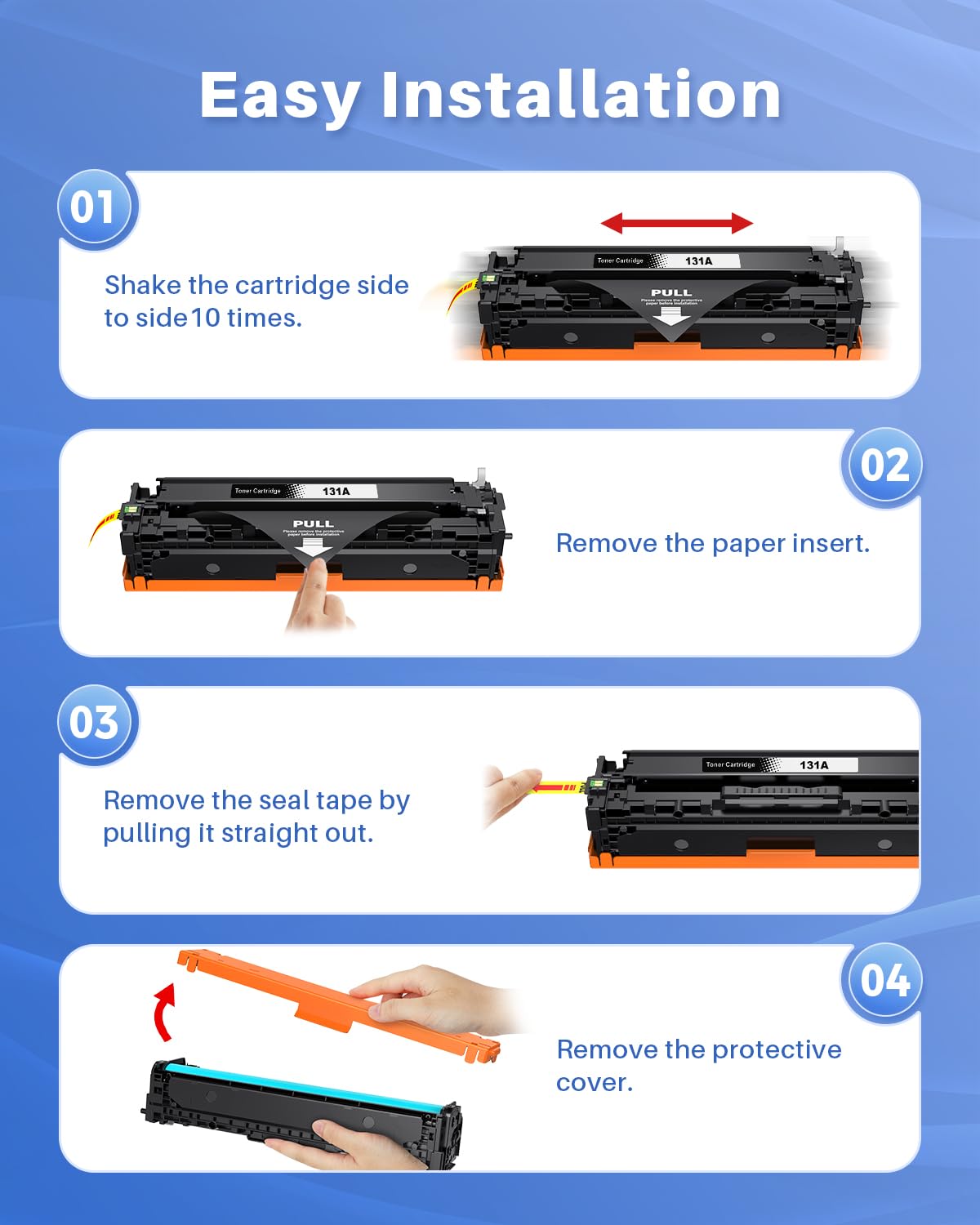 INK4U Tóner 131A Compatible para HP 131A CF210A para HP LaserJet Pro 200