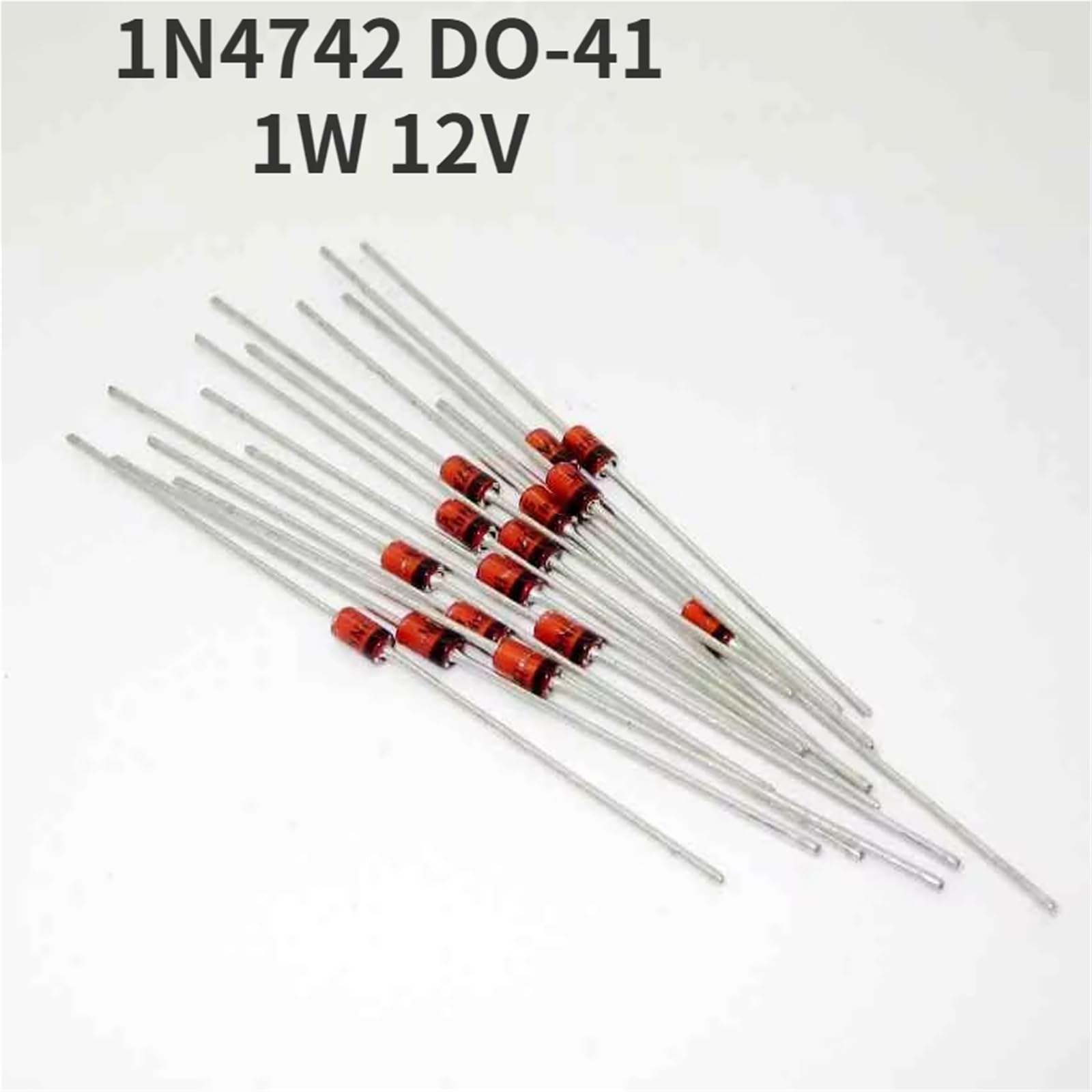 Diode Zener À Plomb Axial 1N4742 DO-41 IN4742 4742 1W 12V DIP(1000pcs)
