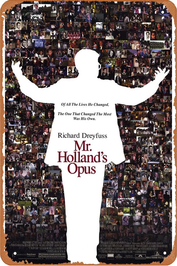Mr. Hollands Opus (1995) Poster Home Wall Art Decoration Retro Metal Tin Sign 8x12 inch