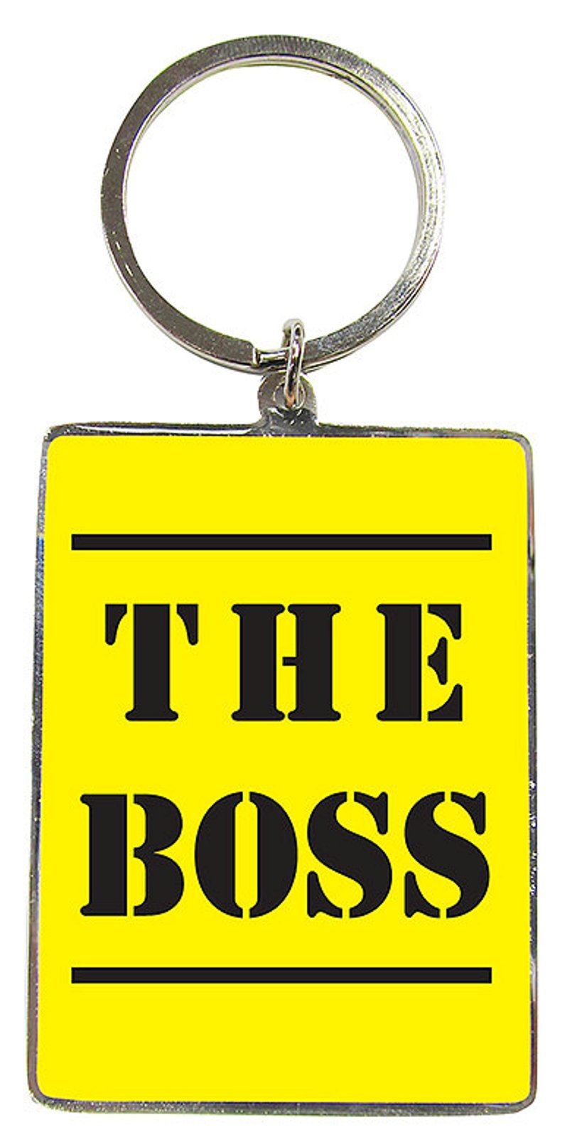 Wpl Yellow The Boss Keyring