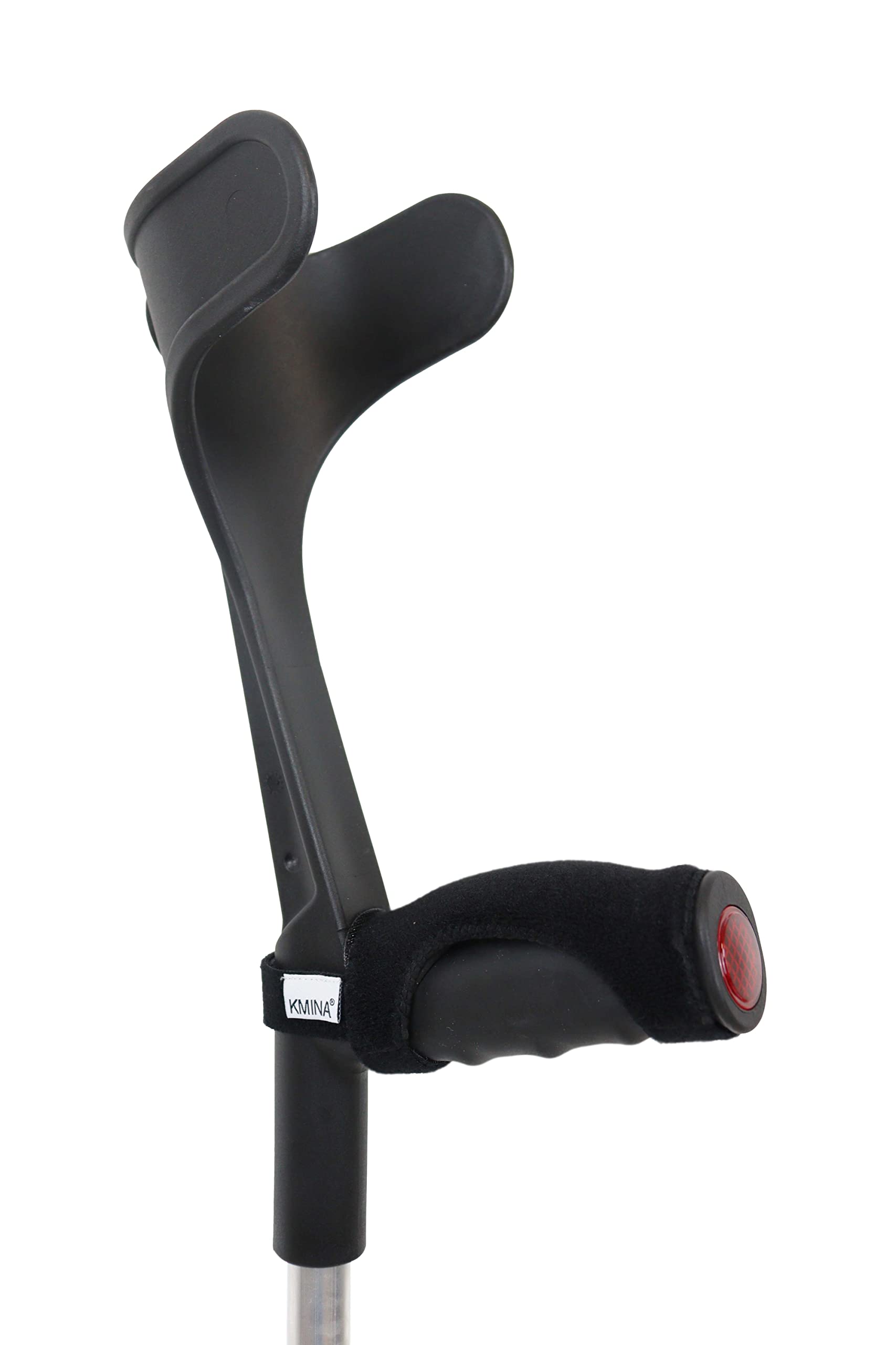 KMINA Forearm Crutches for Adults (x2 Units, Open Cuff), Crutches for