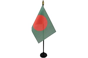 Bangladesh Table Flag 4'' x 6'' - Bangladeshi Desk Flag 15 x...