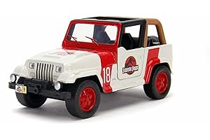 Jada Toys Jurassic World 1:32 Jeep Wrangler Die-Cast Adventure Vehicle