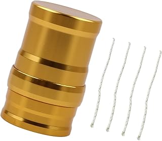 Durability Metal Alcohols Stove with 4 Wicks Compacts for Outdoor Cooking Camping Hiking Essential Emergencies Heating Outdoor Alcohols Lamp