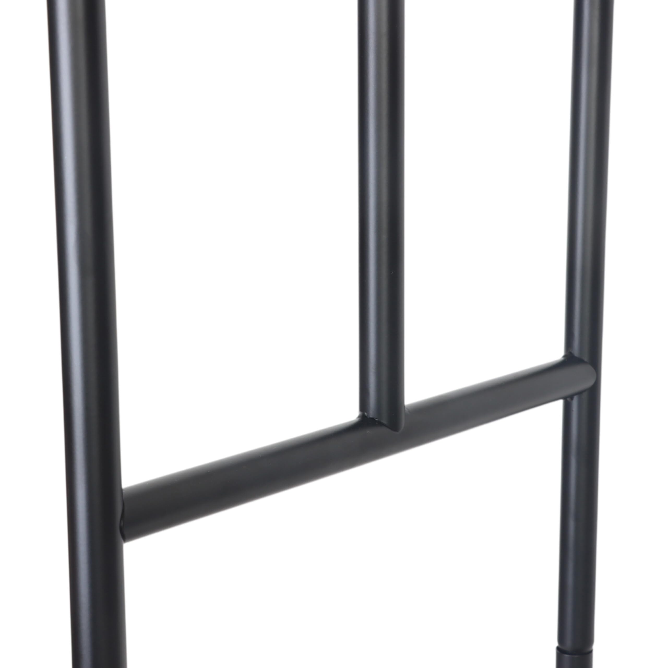 Porte-Serviettes Relaxdays sur Pied, 3 Barres/étagère, 100 x 68 x 30 cm, Style Industriel, Brun/Noir