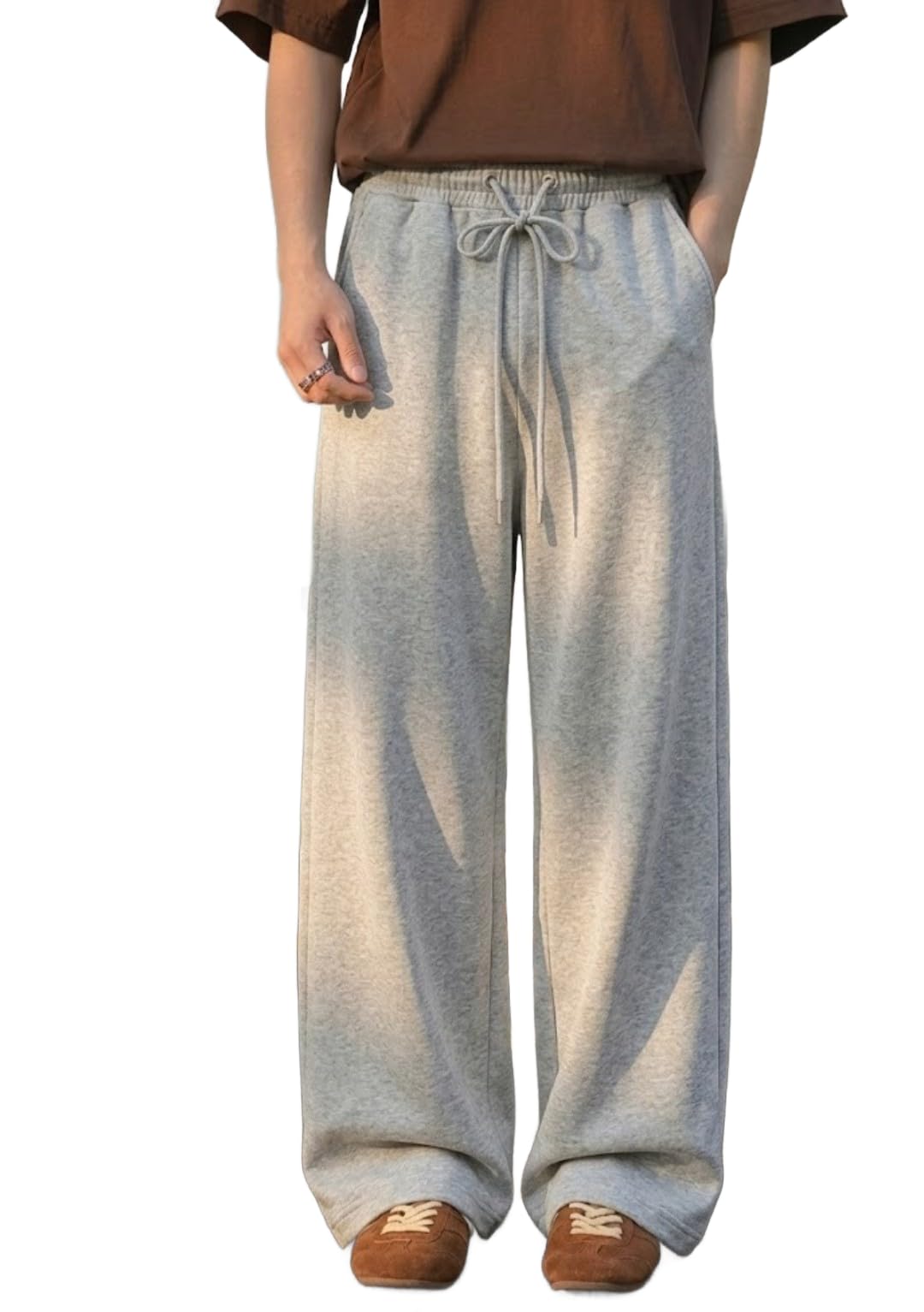 dockstreet Track Pant for Men || Baggy Fit || Track Pants || Full Elastic Jogger Track Pant || 100% Cotton-picture-29