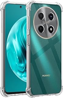 Case for Nova 12i, Clear Back Cover Airbag Soft Silicone Shockproof Anti-Scratch Bumper Protective Cover for Huawei Nova 12i (Clear)