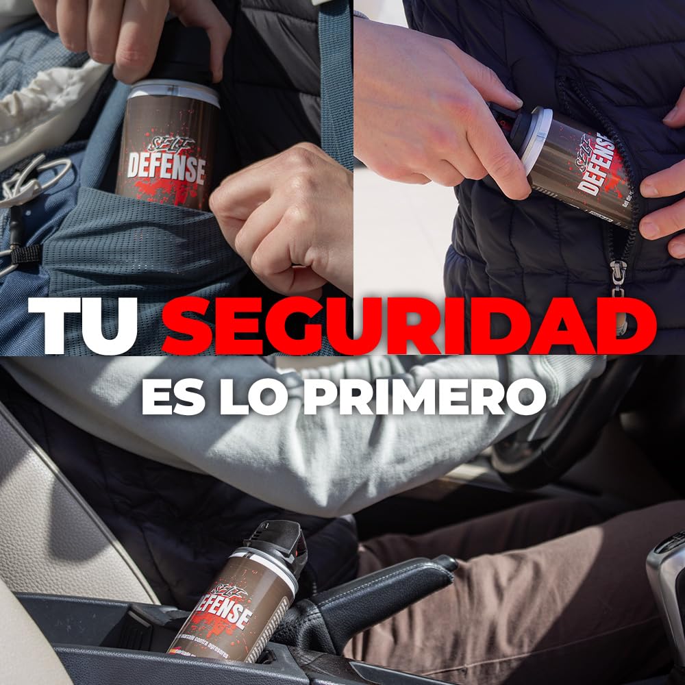 MAKTUL SELF DEF Spray Gel de Marcaje e Identificación Rojo - Tamaño XXL 150ml (Pack de 3) Especial para Tienda Casa Coche Seguridad y Tranquilidad