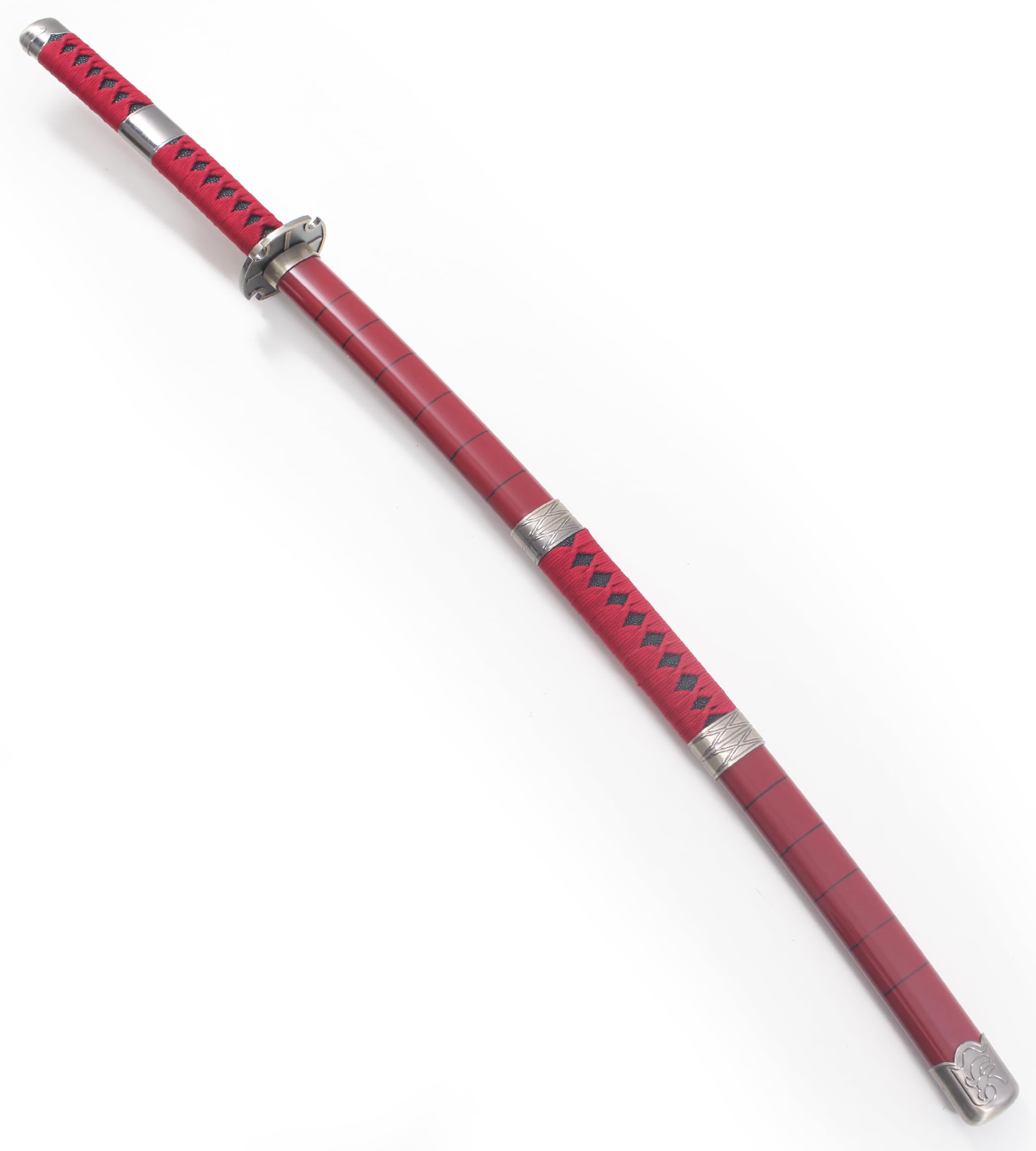 One Piece Katana Zoro Sabre Lame en Bois Epee Kitetsu Sandai Presentoir Bois