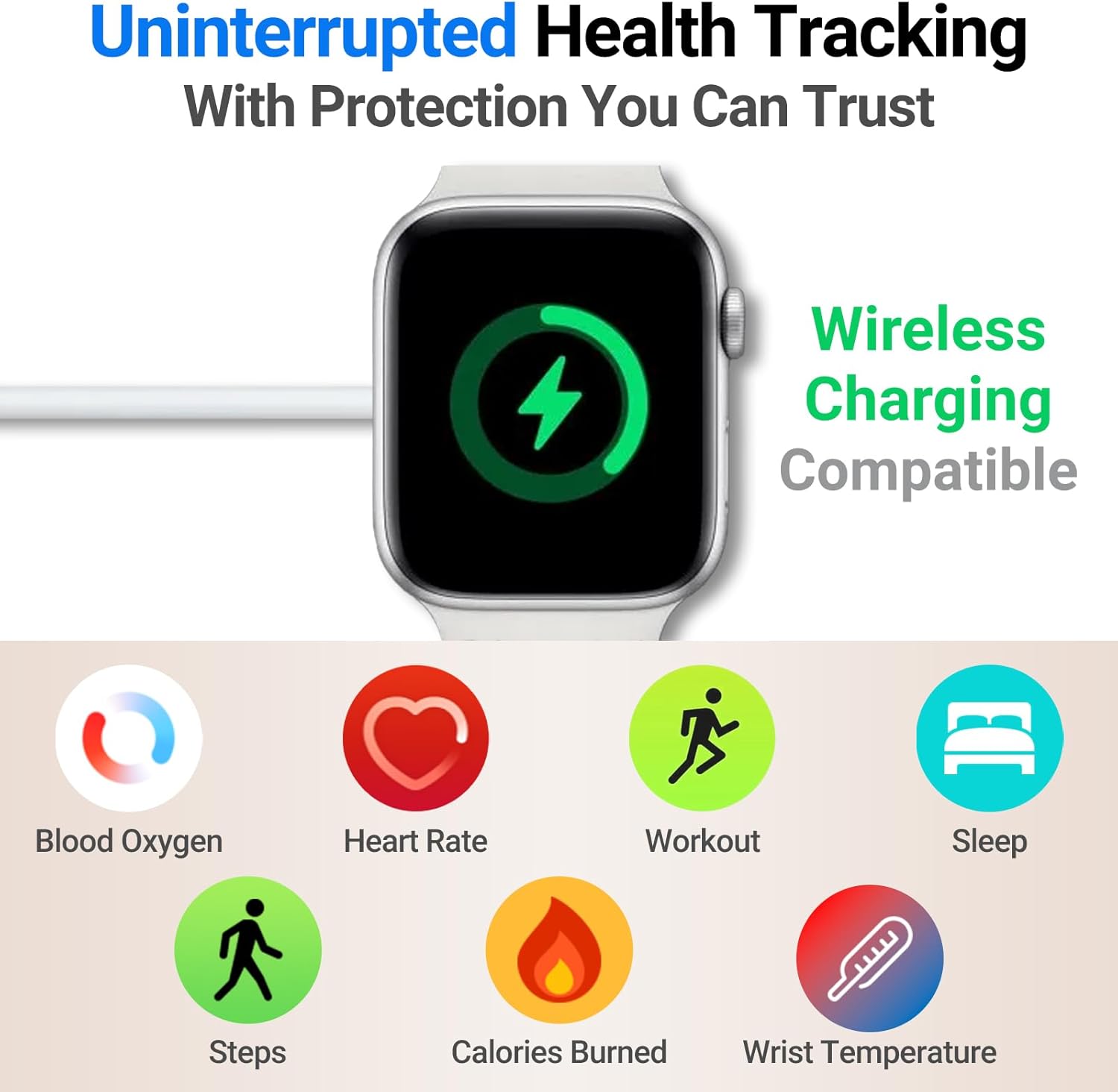 [5 Pack] Flex Guard Nickel Metal Allergy Back Protector for Apple Watch [44/45mm], Prevent Rash, Contact Dermatitis, Soft Film, Sensor Protector, Back Cover for iWatch 44mm / 45mm