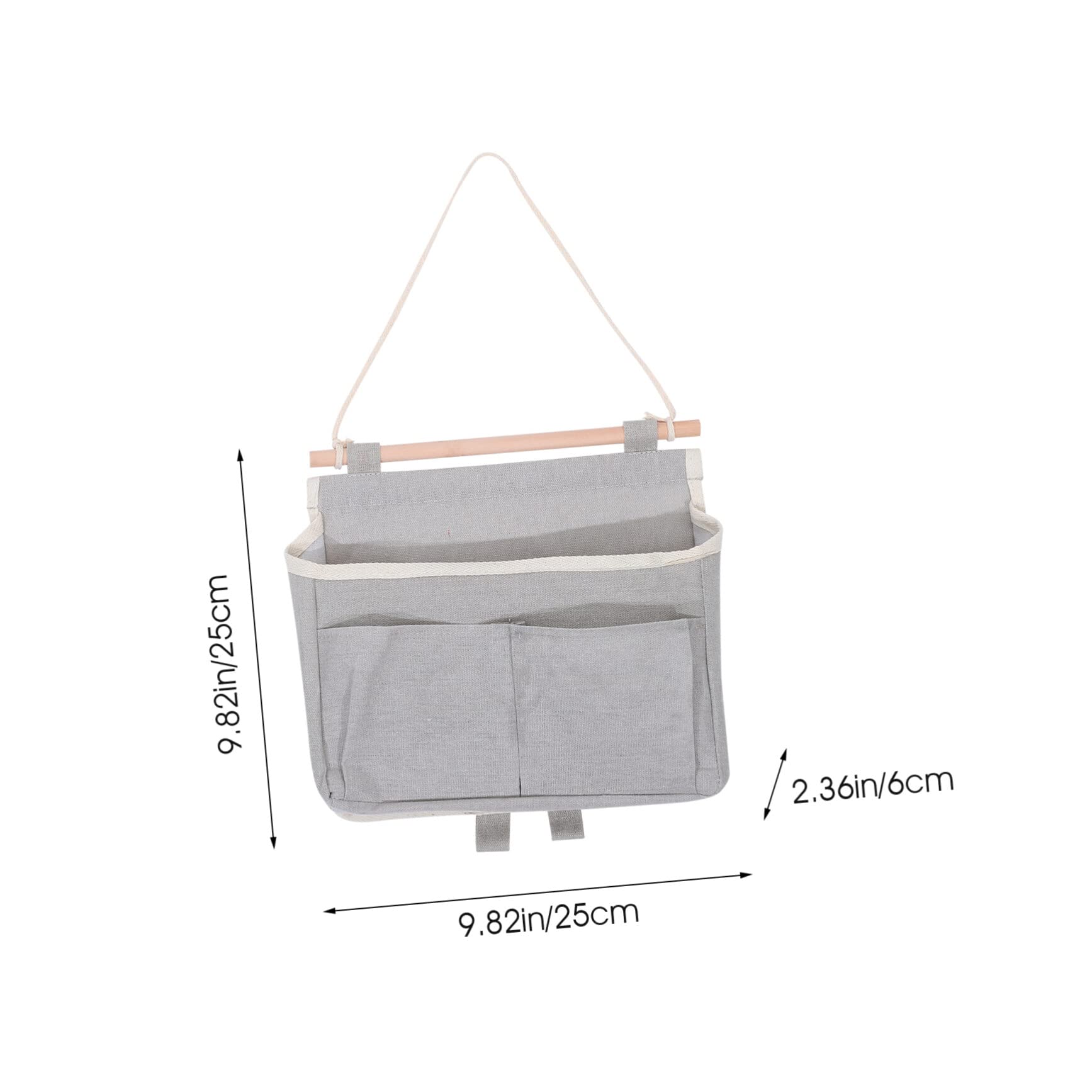 FOMIYES 4 Pz Borsa Portaoggetti a Parete Organizzatore Di Articoli Vari Armadio Portaborse Organizer Da Appendere Con Tasche Porta Libri Da Parete Sospeso Cotone Bambino Vestiti Appesi
