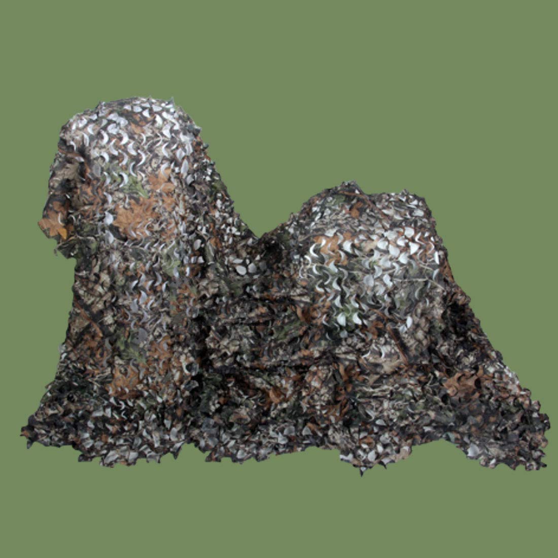 Camo Netting Jungle,Forest Hide Net,Army Military Camouflage Nets,Woodland Camouflage Netting,For Blinds, Sunshade,Camping,Shooting,Hunting,Garden Backdrop Decoration,Oxford Fabric(7x9m/23x30ft)