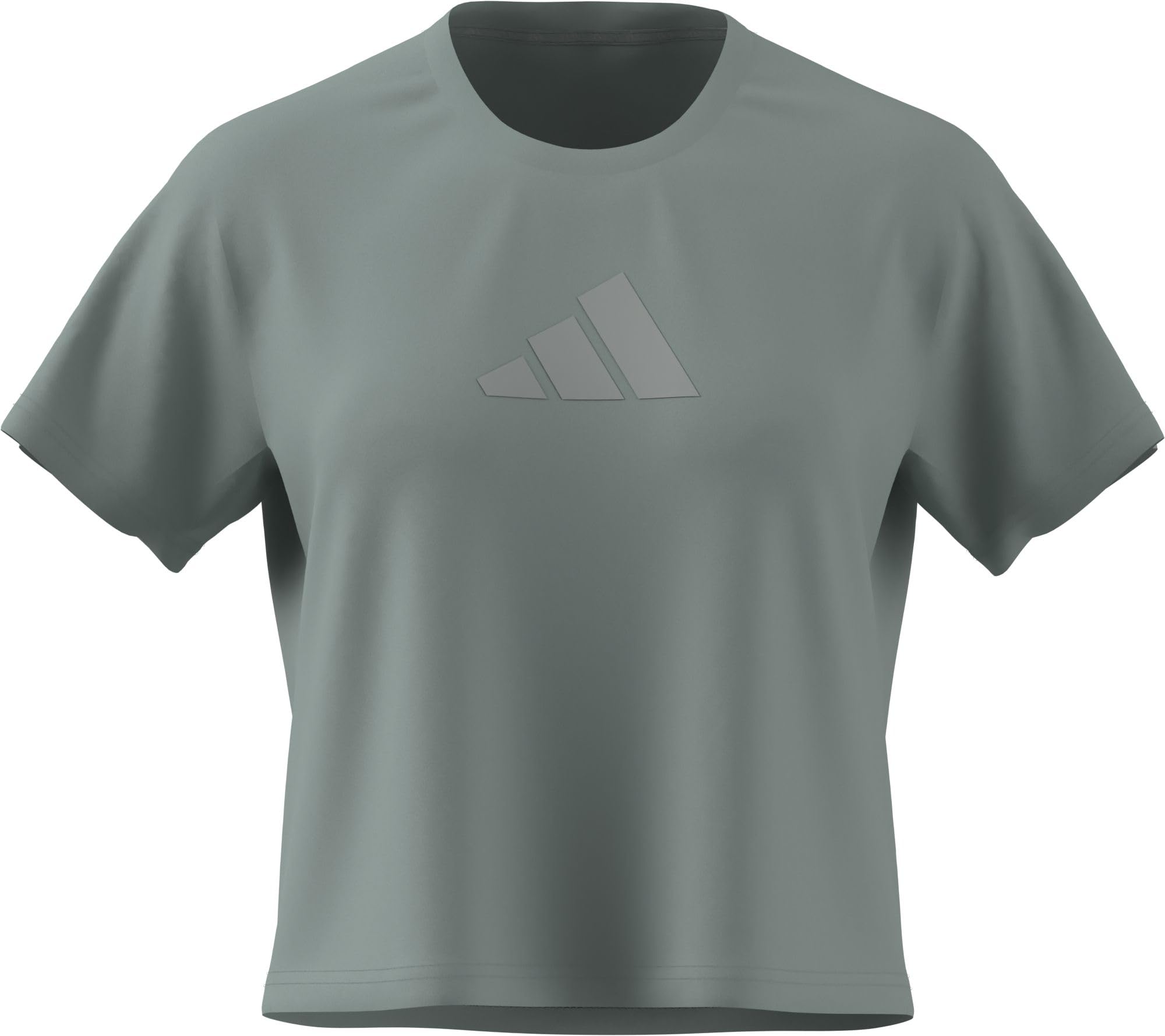 adidas Women's Workout Essentials Big Performance Logo Training T-Shirt, Wonder Sage, M
