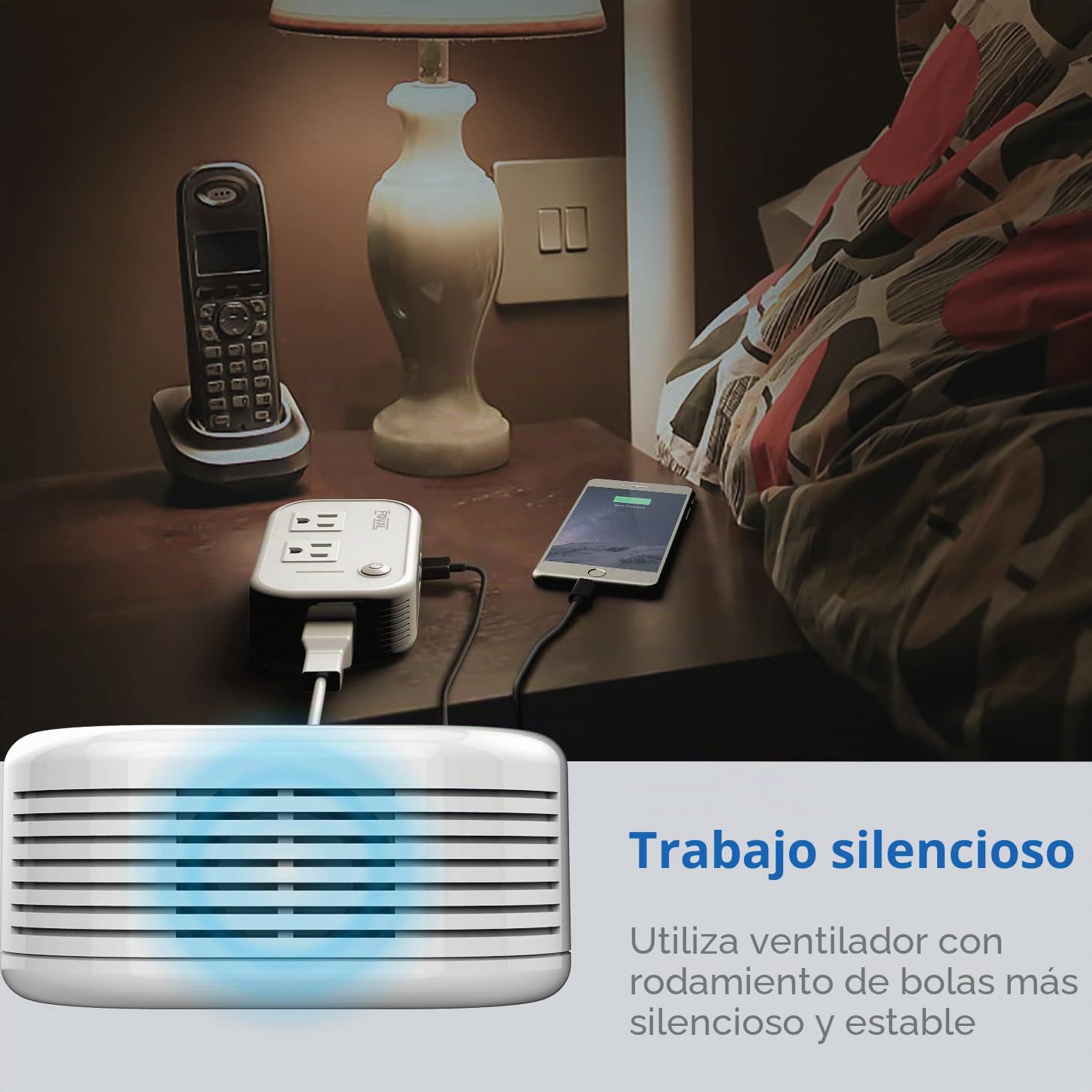 FOVAL foval bajada de potencia de 220v a 110v convertidor de voltaje con adaptador de la energía del recorrido internacional de 4 puertos usb en europa reino unido italia asia, etc, más de 150 países