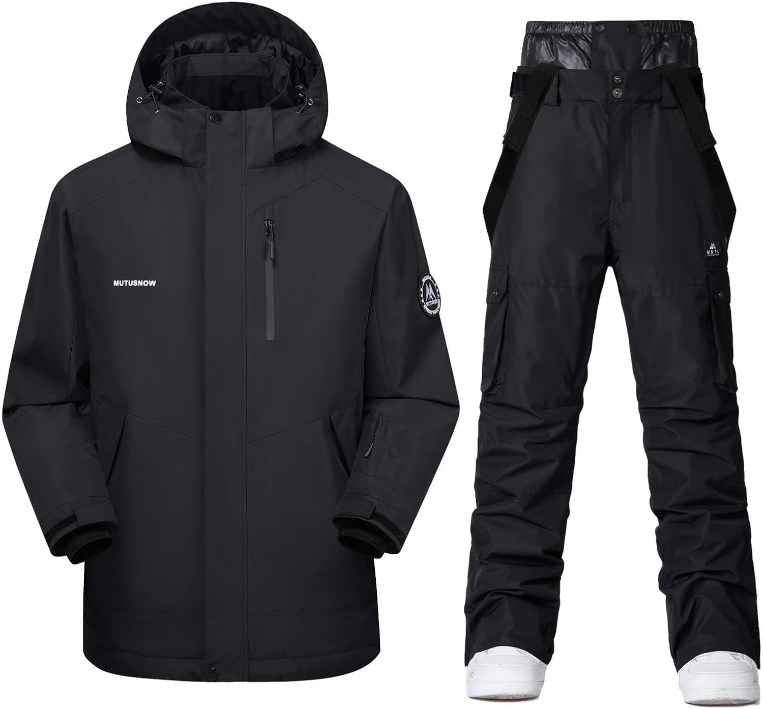 Men's Ski Jacket and Pants Set,Men Ski Suit for Waterproof Windproof,Winter Outdoor Snow Suit