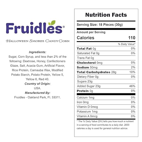 Miniatura 2 de Fruidles Golosinas de maíz de caramelo de Halloween, sin gluten, aperitivos divertidos y festivos (media libra, maíz dulce de olor a maíz)
