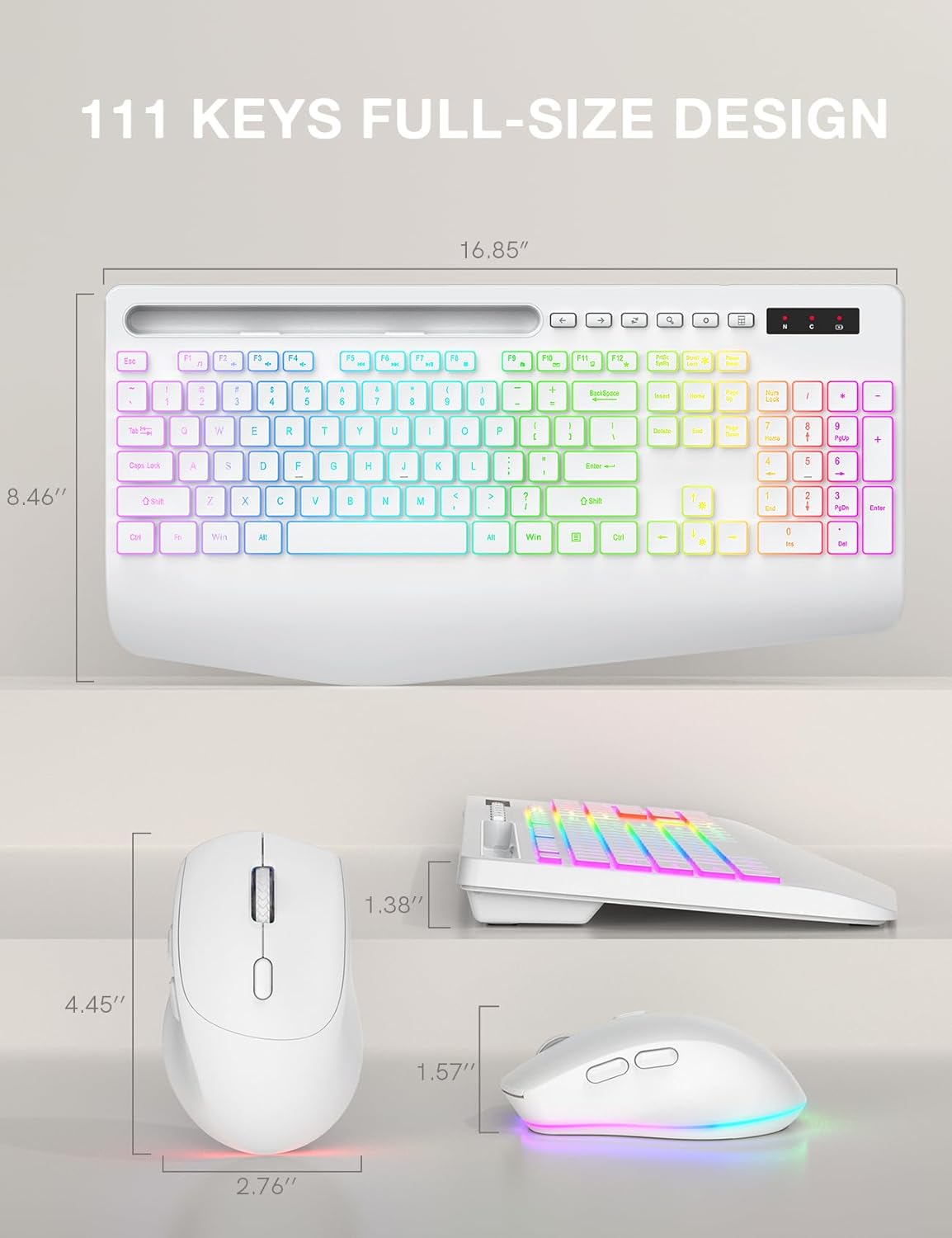 SABLUTE keyboard and mouse dimensions