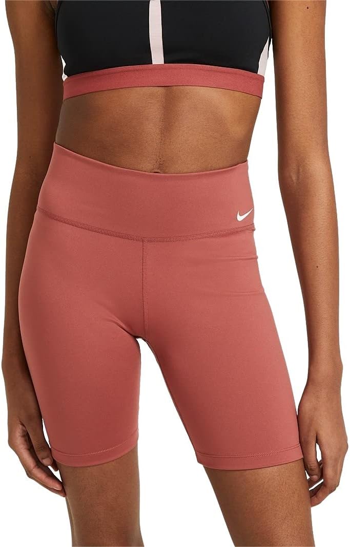 Nike One Women's Mid-Rise 7" Bike Shorts DD0243-010 Size