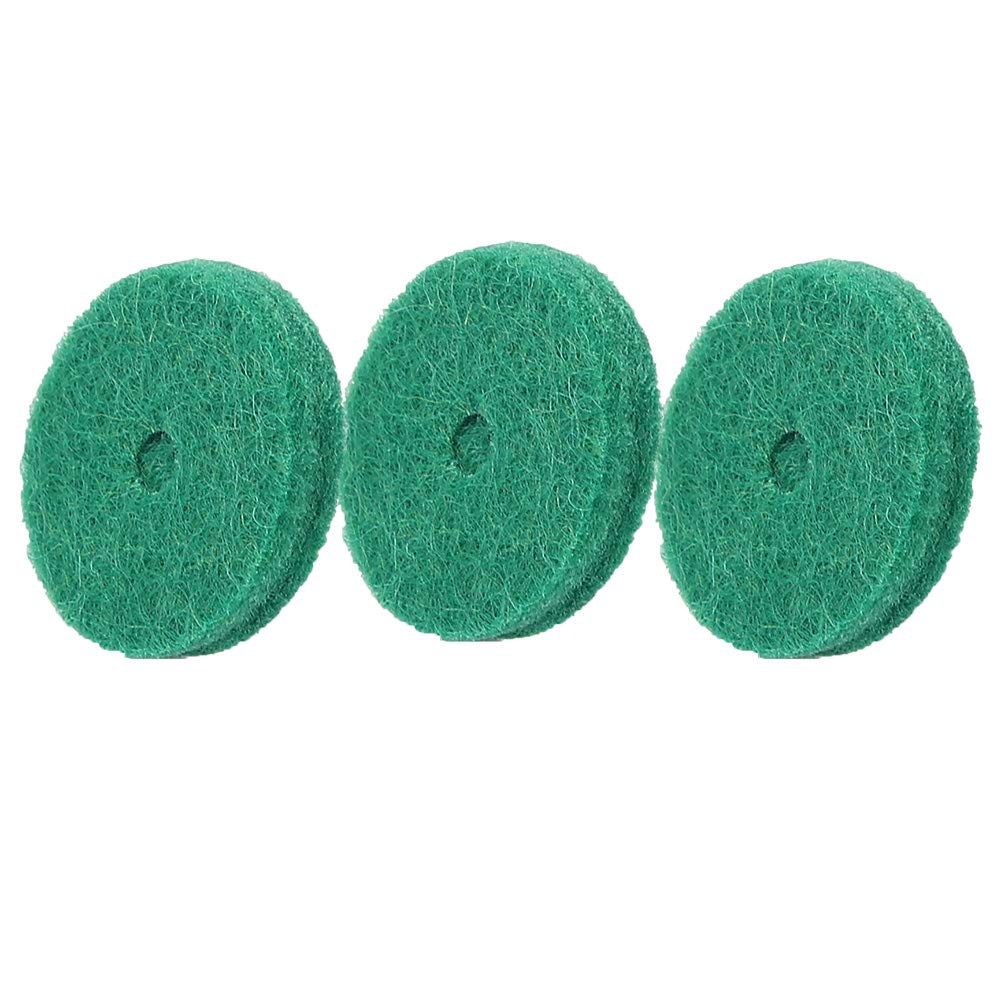 Piano Felt Pads, 22mm Piano Felt Cushion Piano Felt Washers Piano Leveling Key Washers Piano Regulating Tools Keyboard Balance Washers Piano Parts Replacement Green 90pcs/Set Piano Parts Piano Felt