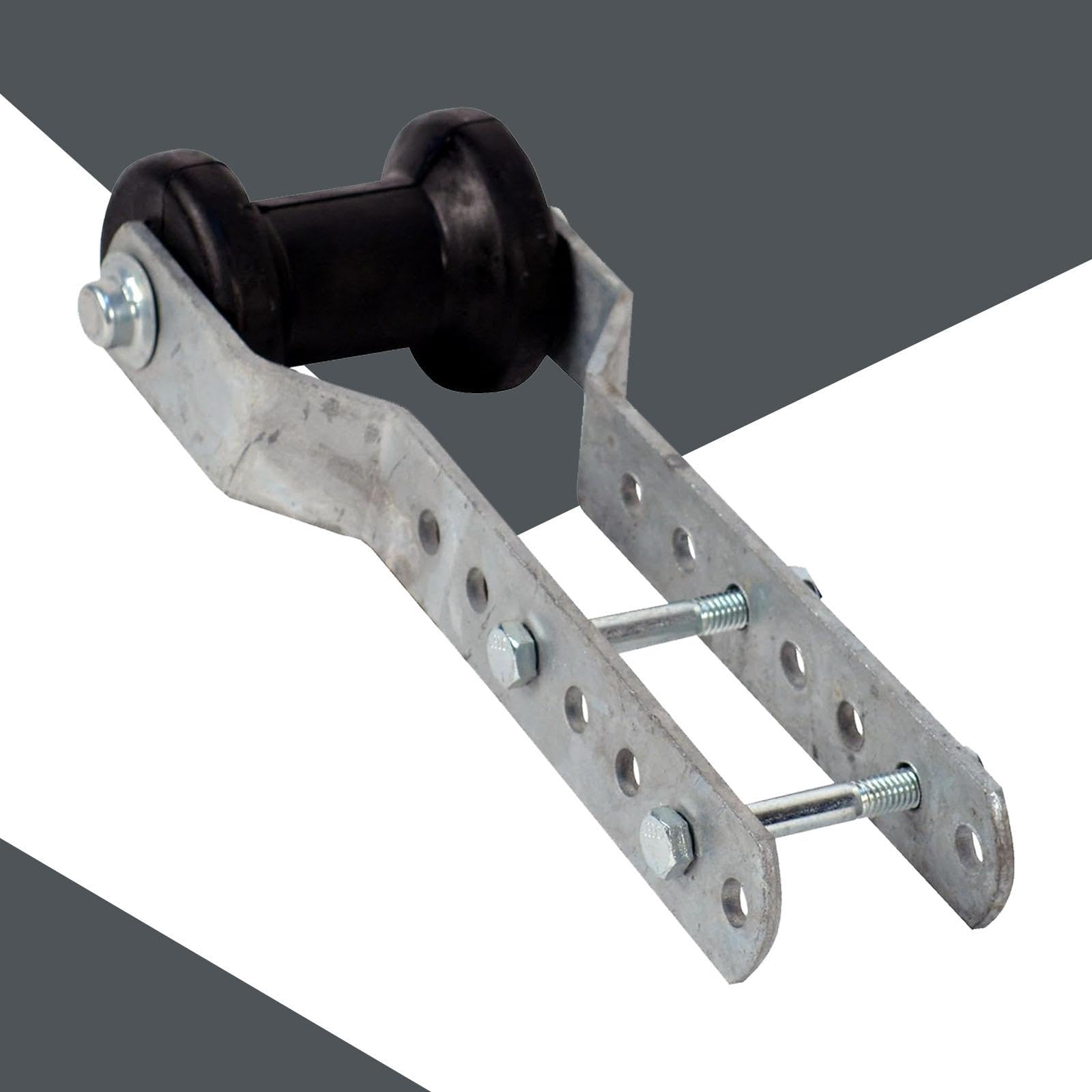 kowaku Keel Roller Assembly with Roller 38.1cm Adjustable Position Practical Portable Sturdy Boat Support Boat Trailer Accessory, 4inch