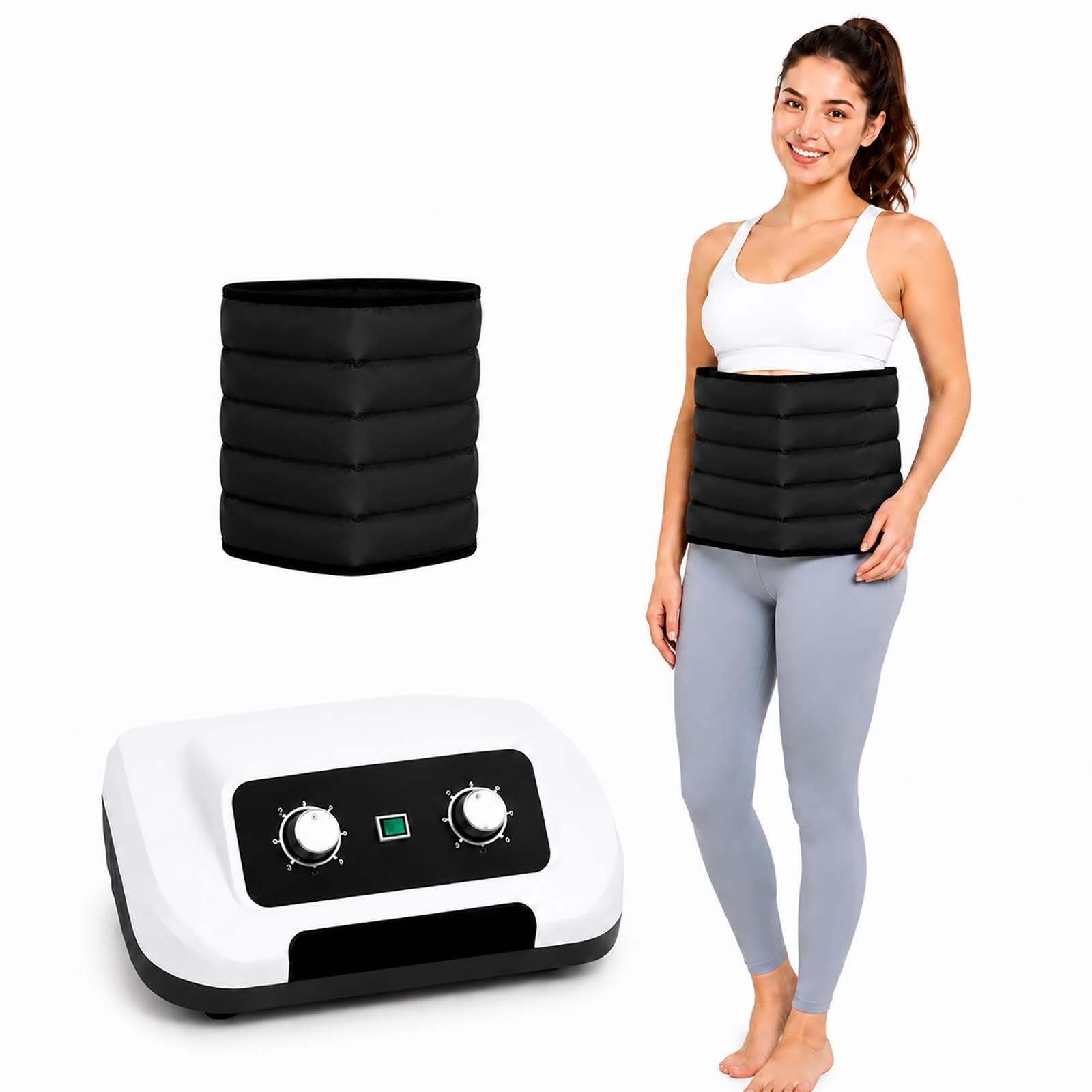 Ceinture de massage pour la taille, minuterie intelligente, 30-240 mmHg