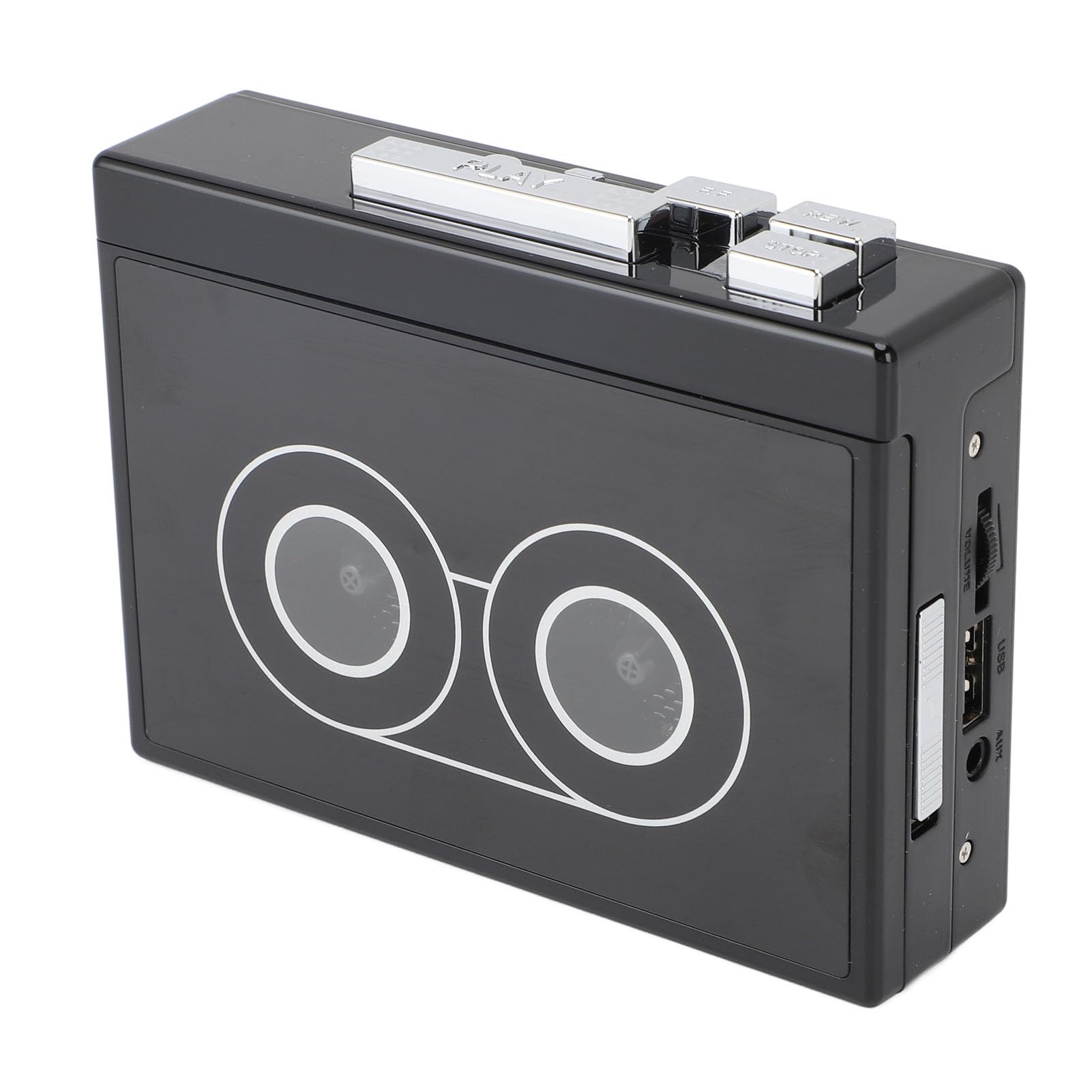 Generic Lettore di Cassette Vintage Portatile per Appassionati di Musica con Radio FM, Design retrò per gli Amanti della Melodia Nostalgica (A)