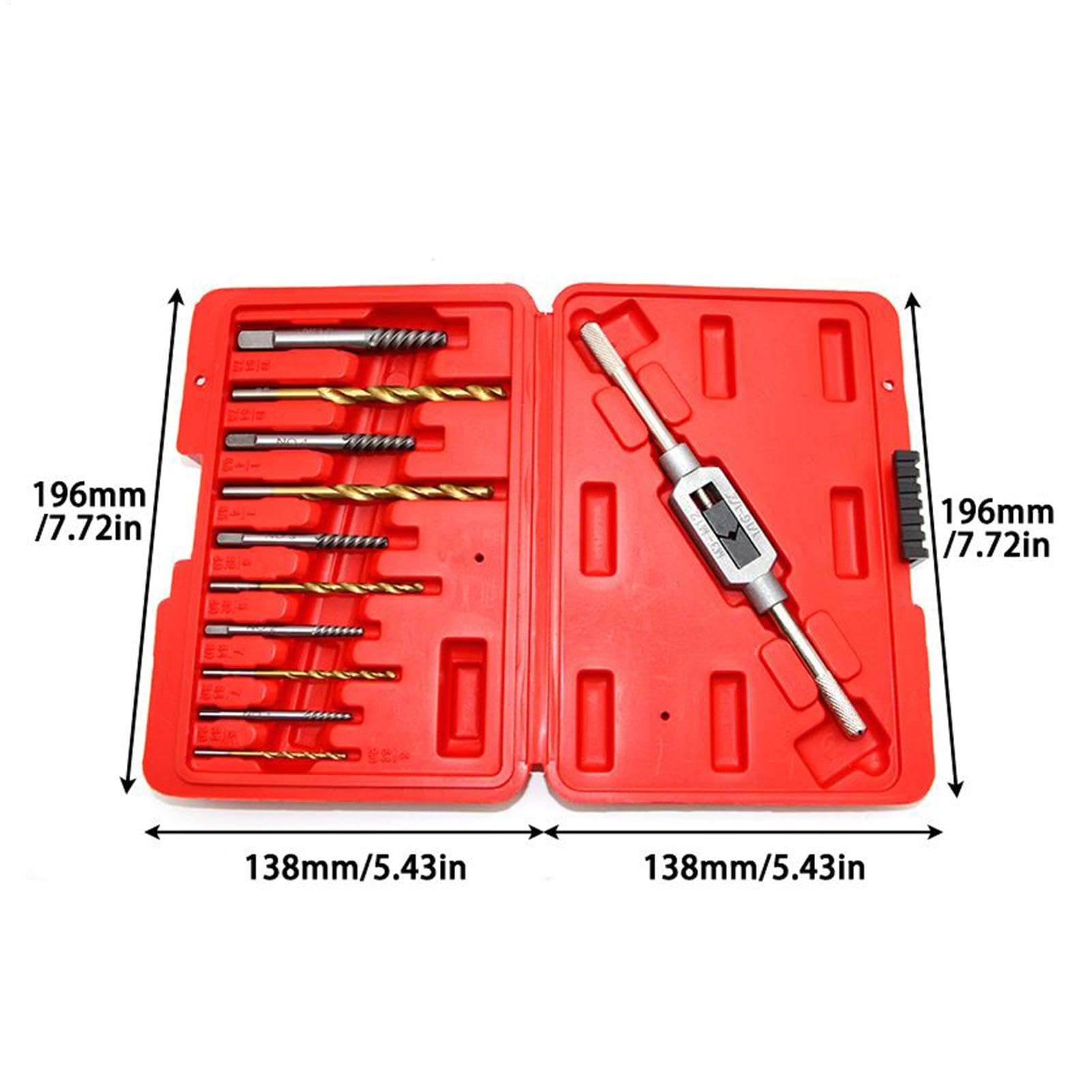 Schraubenausdreher-Set – Easy Out Bohrer 11-teiliges Set, robuste Mehrzweck-Gewindebohrer-Ausdreher für Reparaturen zu Hause, Automobilaufgaben