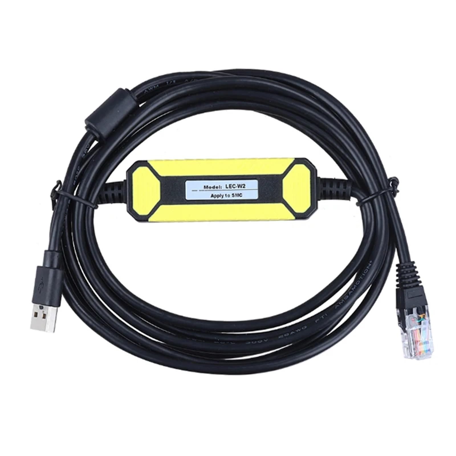 LEC-W2 for Controlador de Cilindro eléctrico SMC, Cable de Descarga USB for Ordenador, Cable de depuración