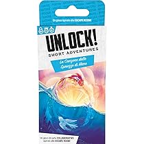 Asmodee Unlock! Short Adventures – La Canzone dello Spruzzo di Mare, Gioco da Tavolo di Enigmi, 10+ Anni, 1-6 Giocatori, Edizione in Italiano