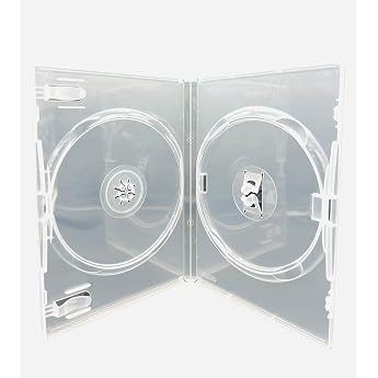 Amaray Clear Double DVD Cases Pack of 10