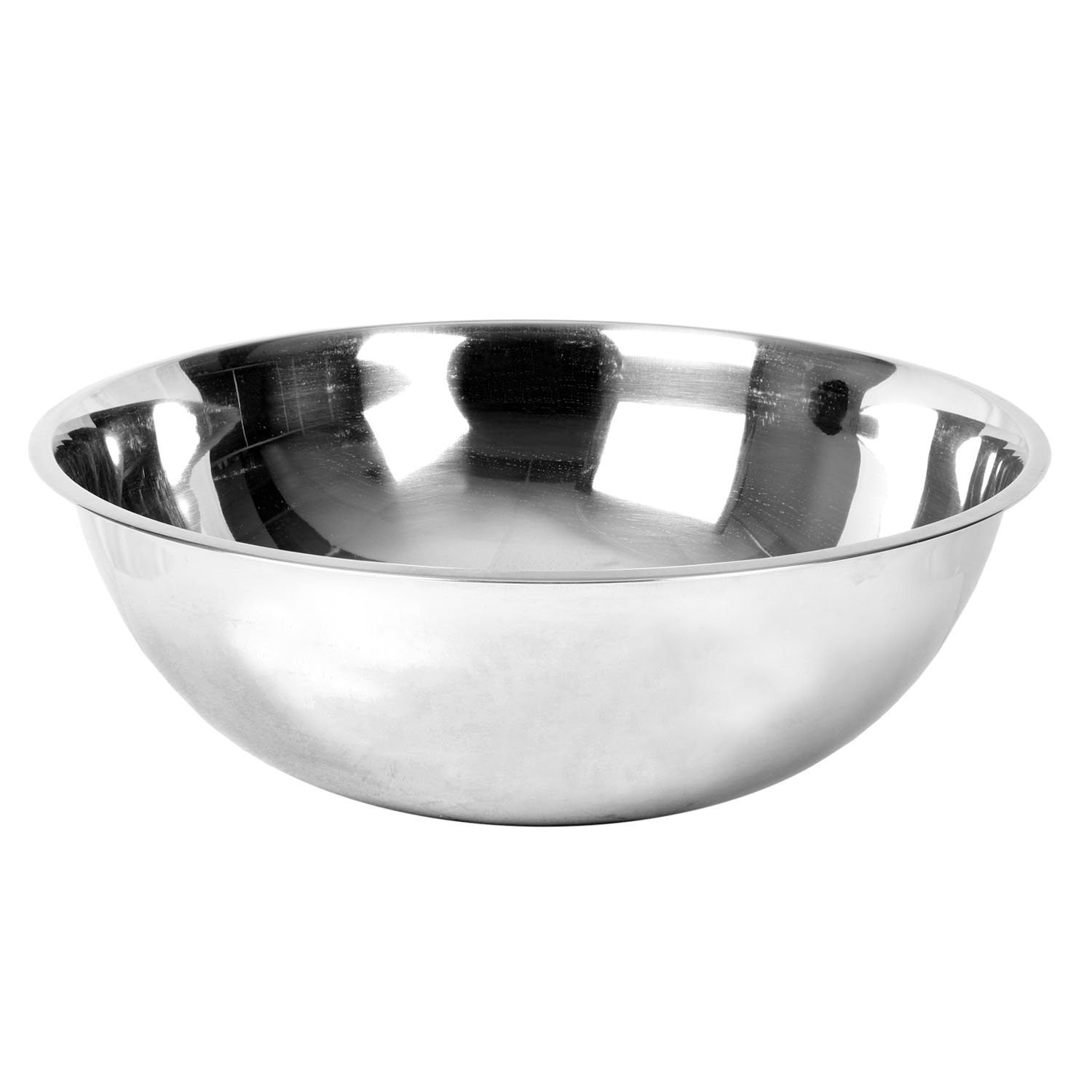 Excellante Mixing Bowl, Heavy Duty, Stainless Steel, 22 Gauge, 20 Quart, 0.8 mm
