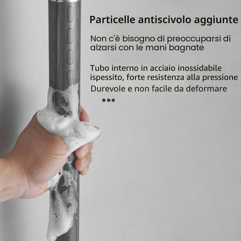 Maniglioni di Parete,Maniglione di Sicurezza a L in Acciaio inox per Bagno,Capacità di Carico 300 kg,Superficie AntiscivoloManiglione di Sicurezza per Doccia per Anziani(Size:70x50cm,Color:grey-left)