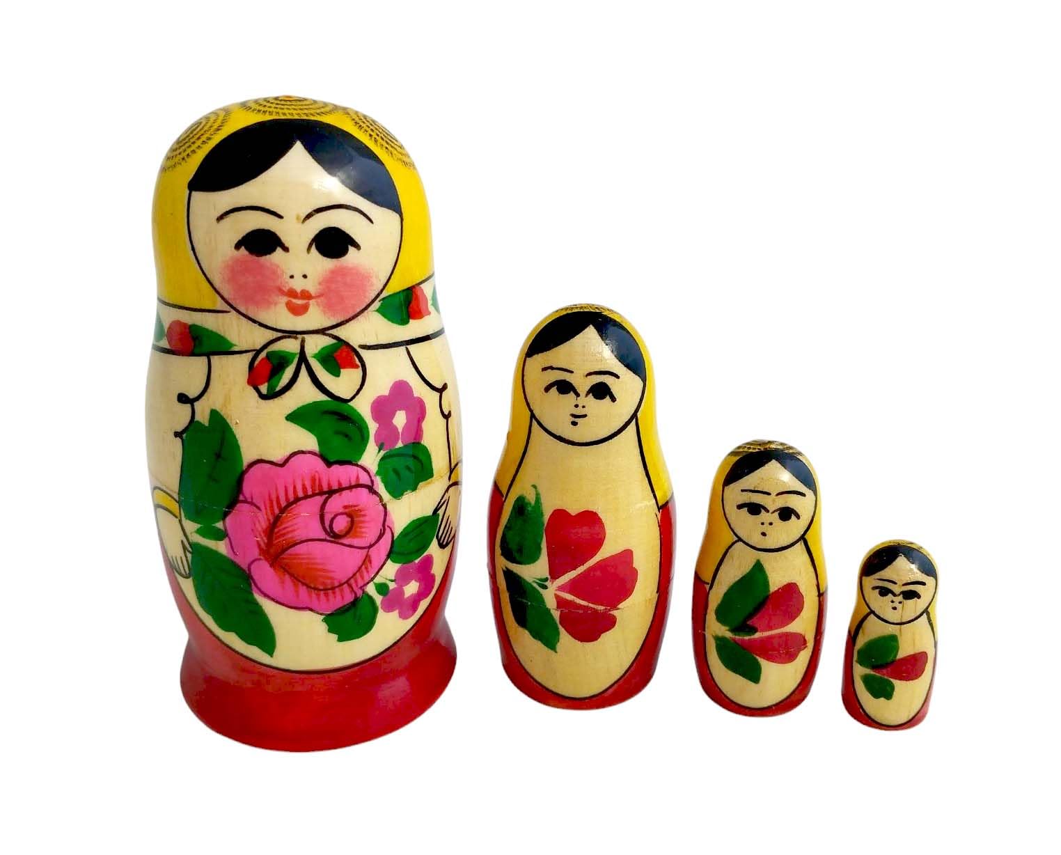 Grande Poupée Russe Matriochka SEMENOVO 9 Pièces 23cm, Fait Main (2023)