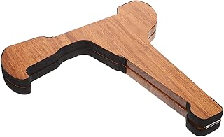 ERINGOGO Vertical Guitar Stand Violin Display Stand Guitar Rack Portable Bass Stand Portable Guitar Stand Ukulele Bass Guitar Stand Violin Accessories Fold Bamboo Acoustic Guitar Stand