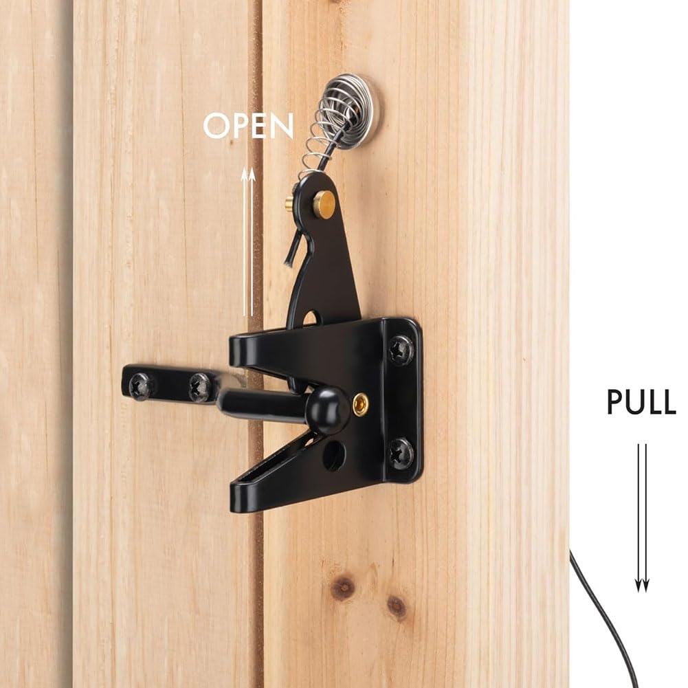 String Metal Gate Kopinma Self Locking Gate Latch, Gate Spring Closer, Steel Spring Cable ...