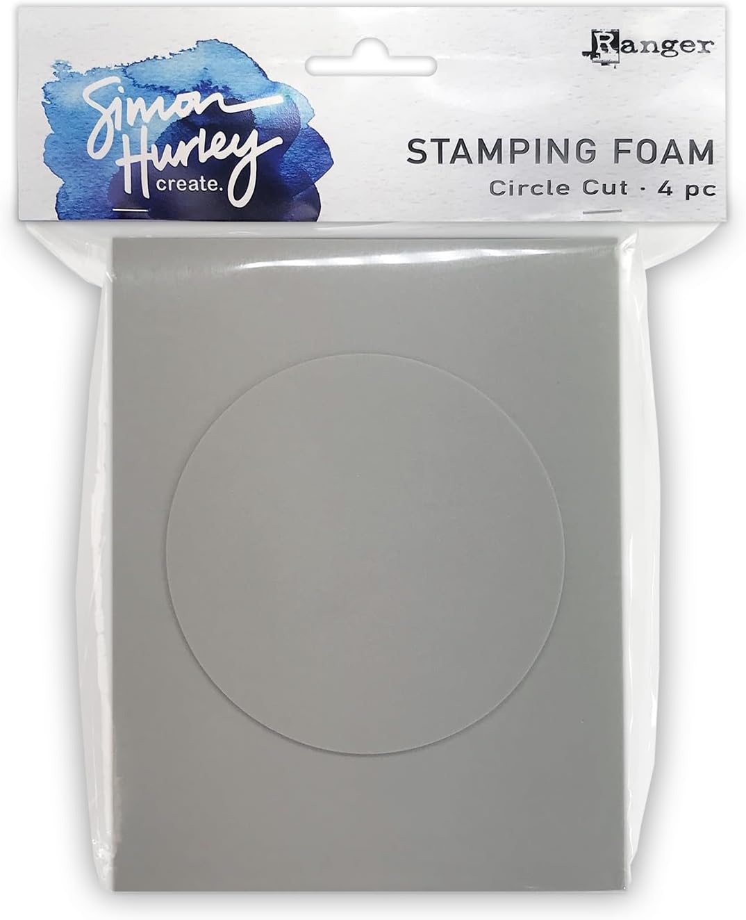 Simon Hurley create. Stamping Foam Circle Cut 4pc