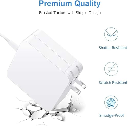 Miniatura 4 de Cargador Mac Book Pro, repuesto para Mac Book Pro de 13 pulgadas 2012-2016 Retina Display Ac 60W 2 T adaptador de corriente, cargador de laptop