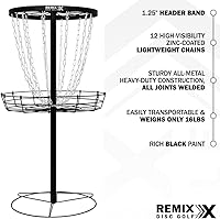 Vista 2 de Remix Deluxe Practice Basket for Disc Golf - Choose Your Color and