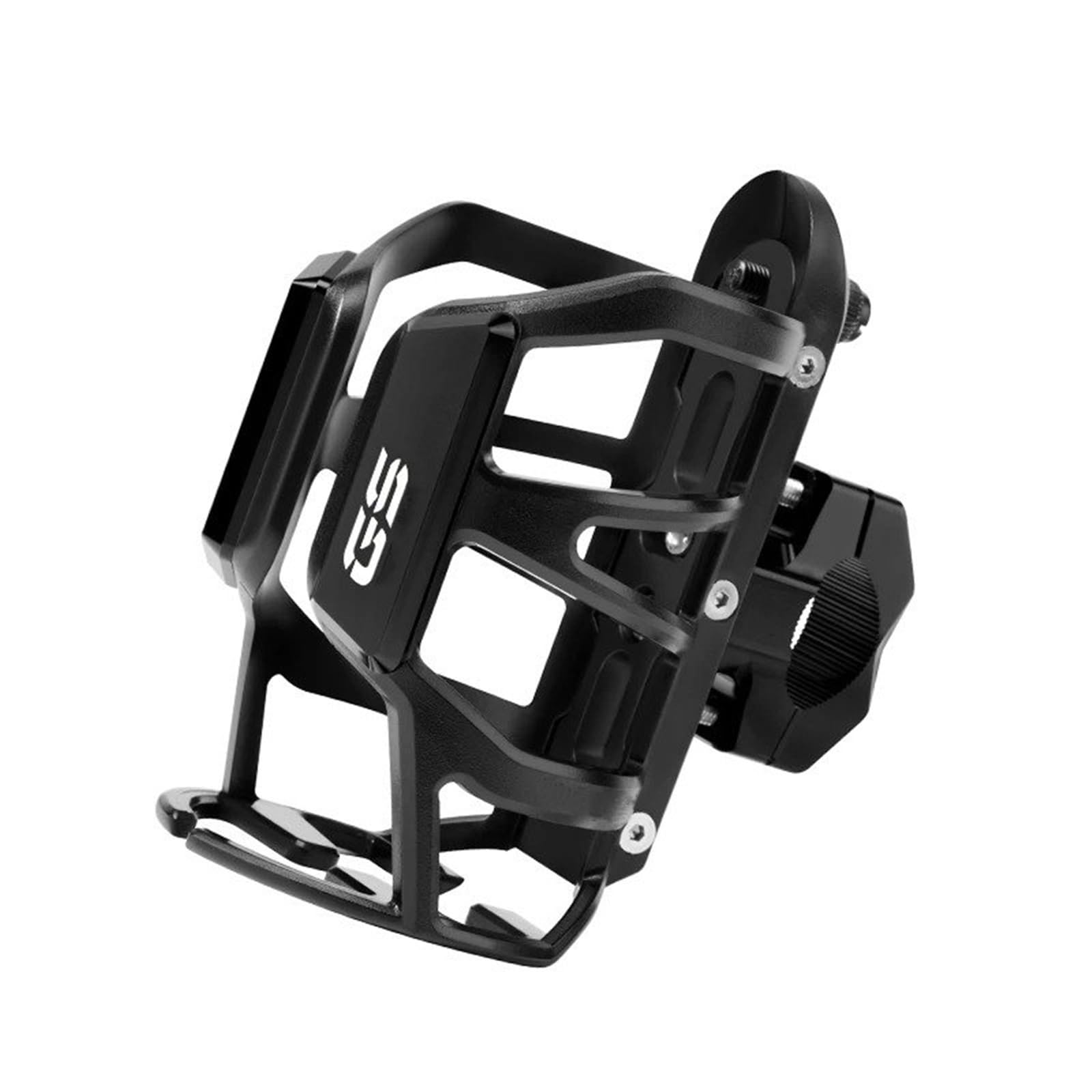 Porte-gobelet Porte-Bouteille d'eau Et De Boisson pour Moto, Support Verre, Sdand pour BMW R1200GS R1250GS R 1200 1250 GS Adventure ADV LC GSA(Nero)