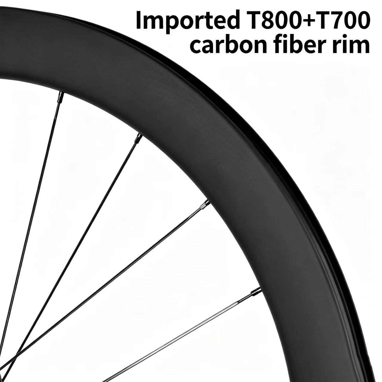 Juego De Ruedas De Carretera De Carbono Ultraligero 700C, Anchos De Llanta 35/38/40/54/57/60 Mm, Freno De Disco con Montaje Centrado, Piñón De 36 Dientes, 24H, Compatible con HG/XDR