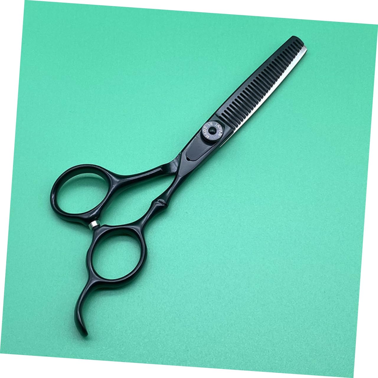 Healvian Juego de 5 Tijeras de Peluquería de Acero Inoxidable, Mango Ergonómico, Peine de Corte y Bolsa de Almacenamiento para Uso Diario en Casa