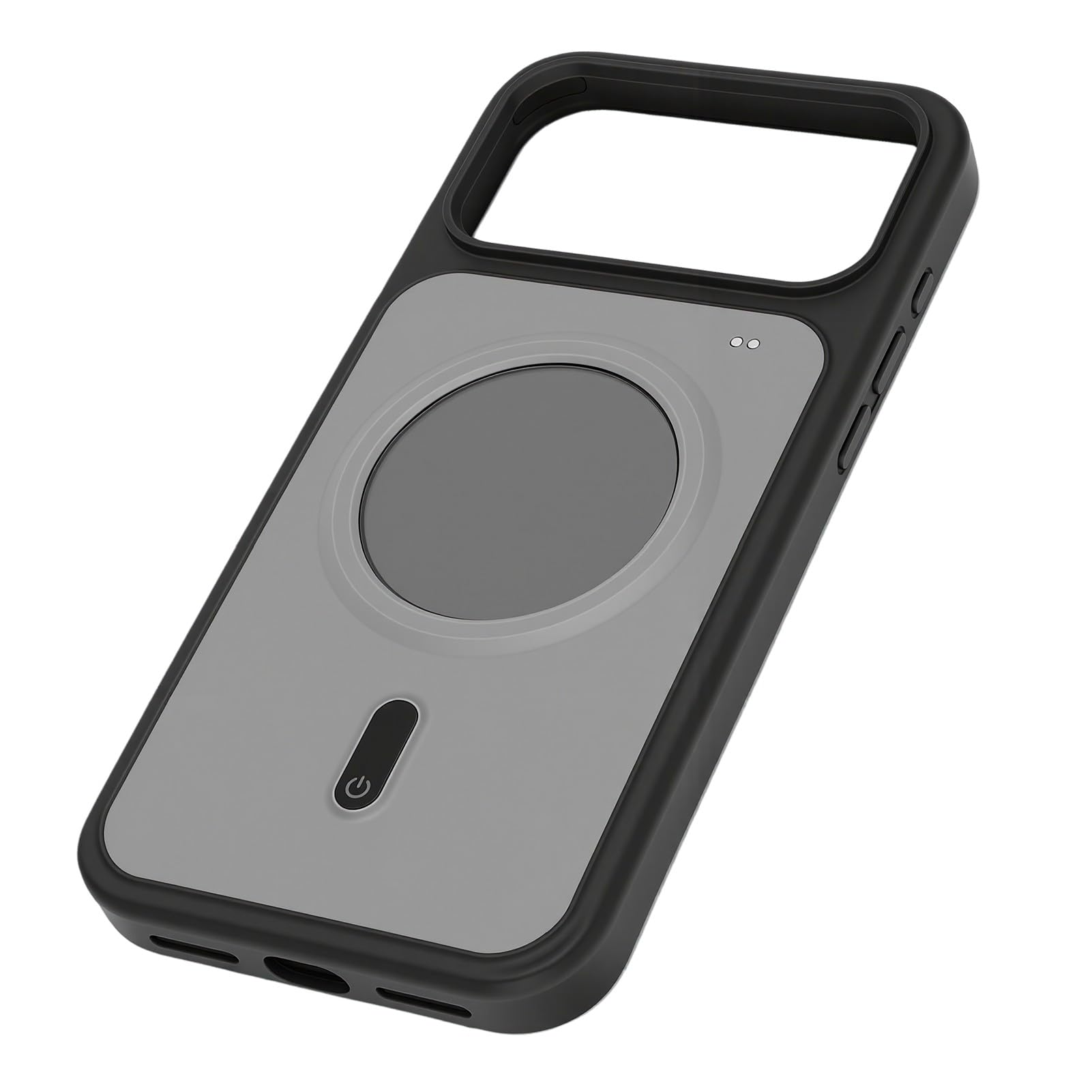 Cuifati Funda para Teléfono con Pantalla Inteligente Compatible con 17 Pro MAX, Funda para Teléfono Móvil con Sincronización de Pantalla HD de 1,85 Pulgadas con Notificaciones en Tiempo Real, Carga