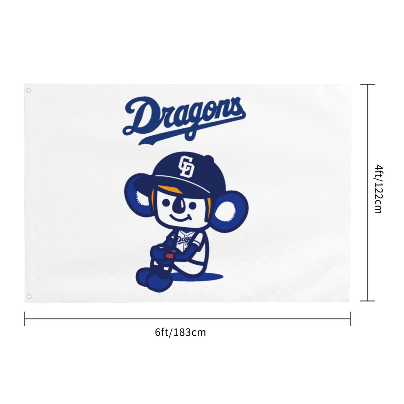 Amazon.co.jp: 旗 応援 中日ドラゴンズ 野球の旗 スポーツ観戦 