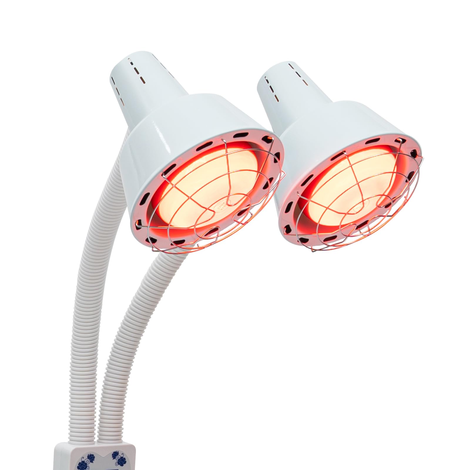 Podwójna głowica, lampa z czerwonym światłem, pielęgnacja cieplna, 275 W, 0-115 °C, lampa na podczerwień, lampa na podczerwień, do salonu piękności, salonu, domu