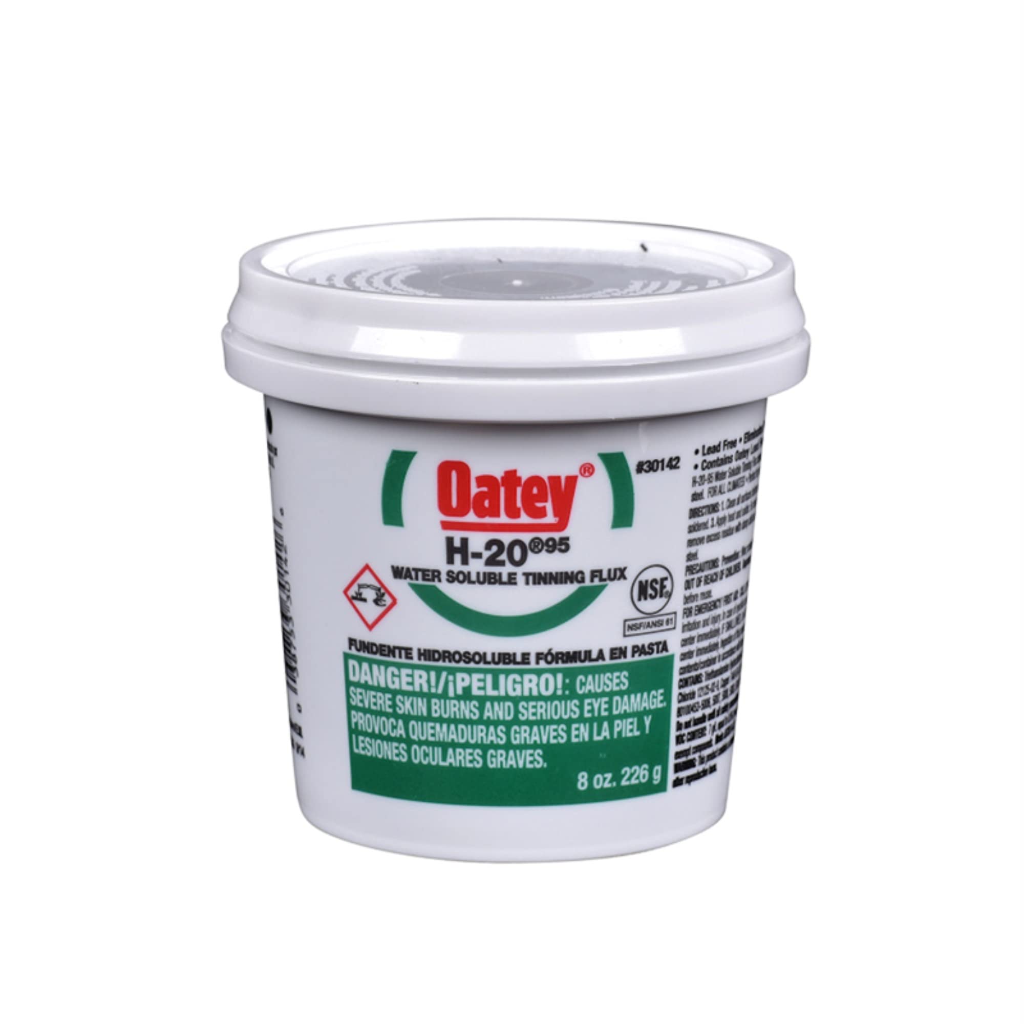 Oatey 30140 48.2 g. H-20 95 Flux de estañado soluble en agua