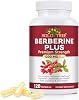Berberine Supplements 120 Capsules, Premium Strength Formula, 2 Month Supply, Natural Ingredients